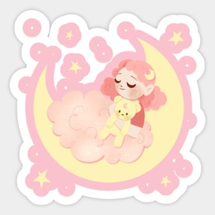 Cloudy Night Sticker